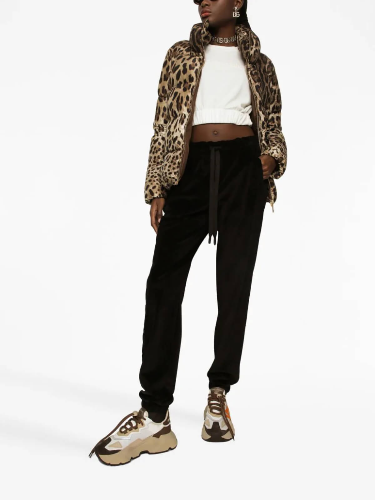 Leopard Print Padded Jacket – Image 3