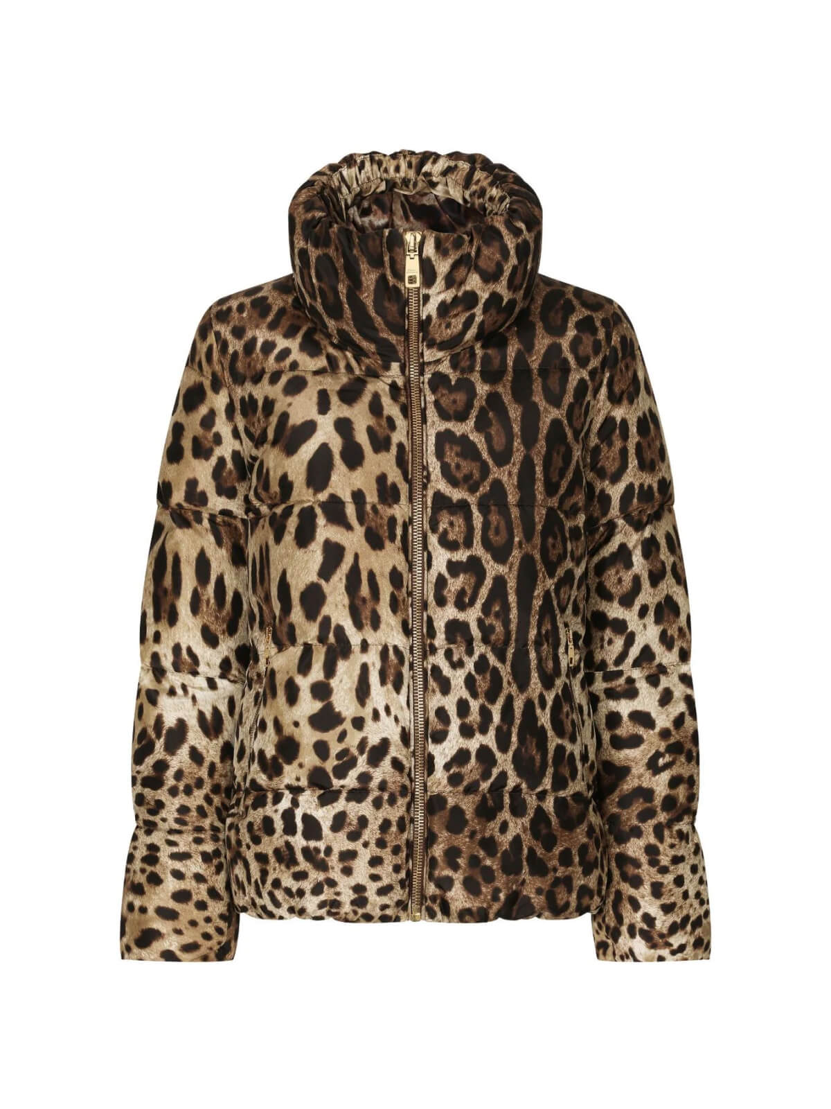 Leopard Print Padded Jacket – Image 2